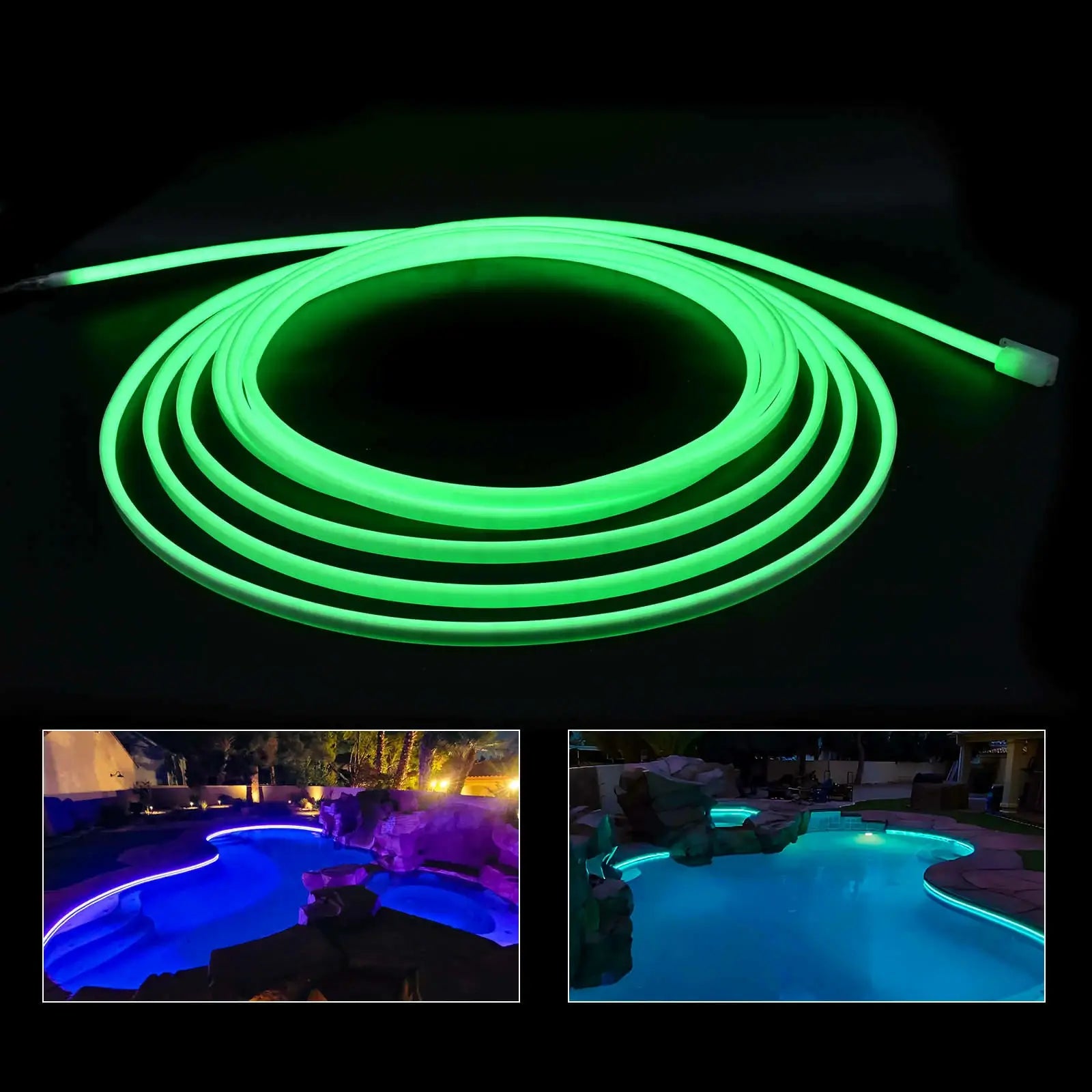 Iluminación LED subacuática IP68 para piscinas