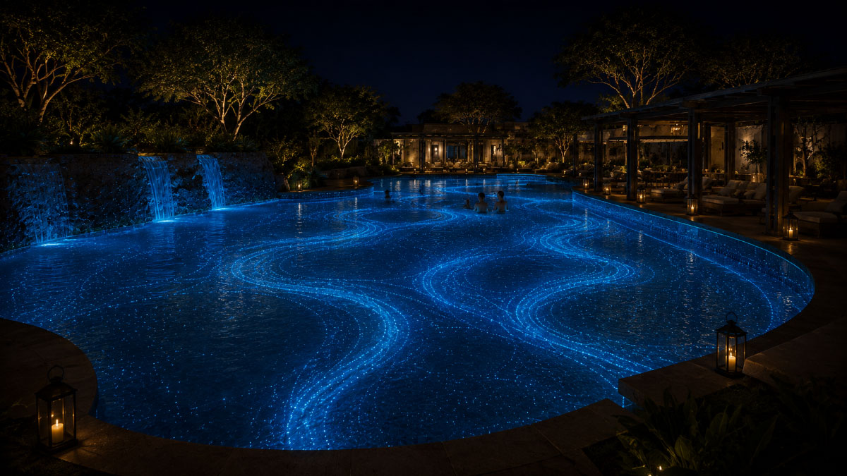 Aplicaciones tiras LED piscina - Spas y wellness